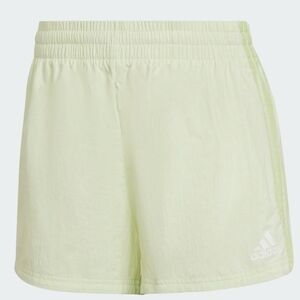 Adidas 3 Stripes Shorts Womens Size XL Neon Lime Green Loose Fit Athleisure Beac